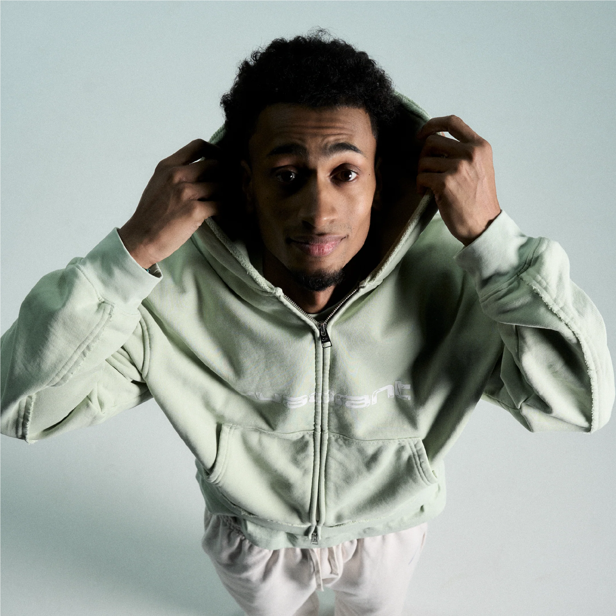 Core Zip Hoodie - Sage - Image 4